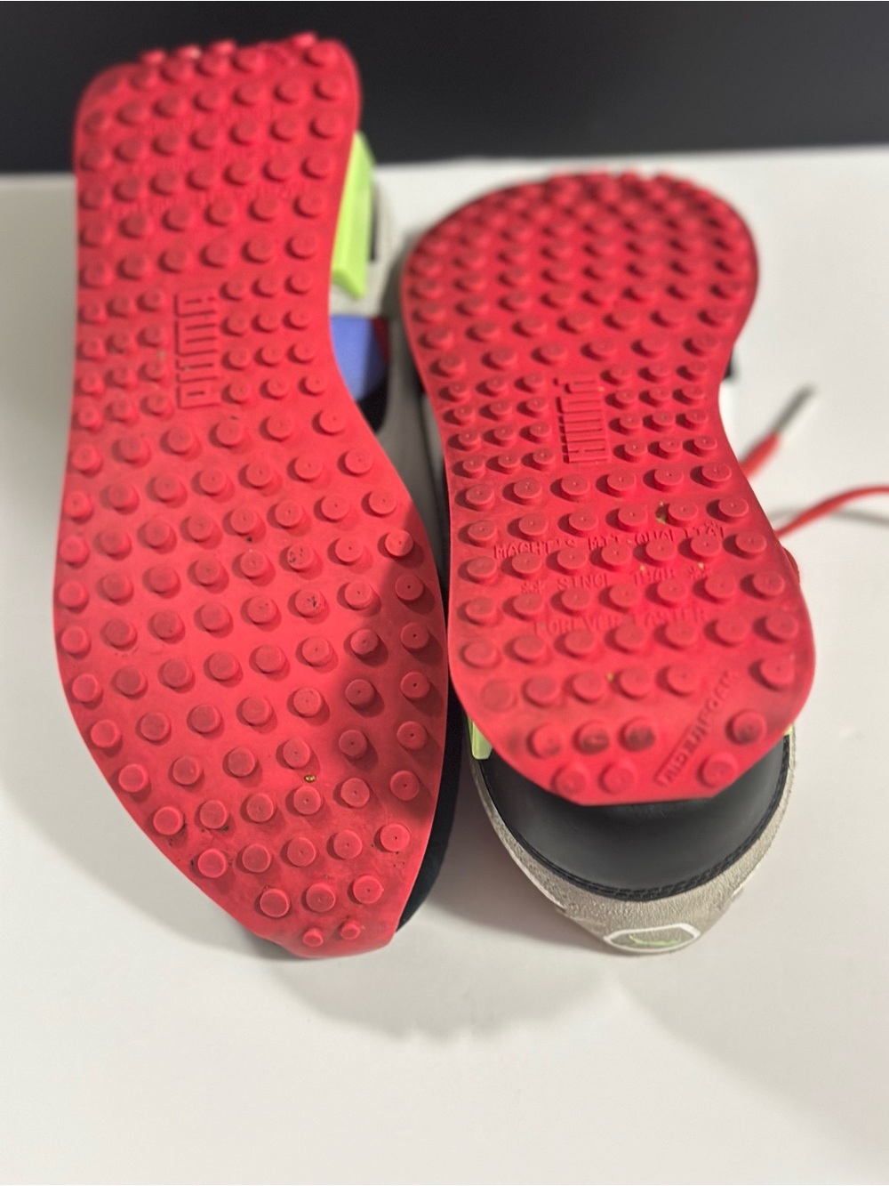 Puma Future Rider Womens Size 8 Red Blue White Gray Rider Foam 381684-01 Preppy - Picture 7 of 11